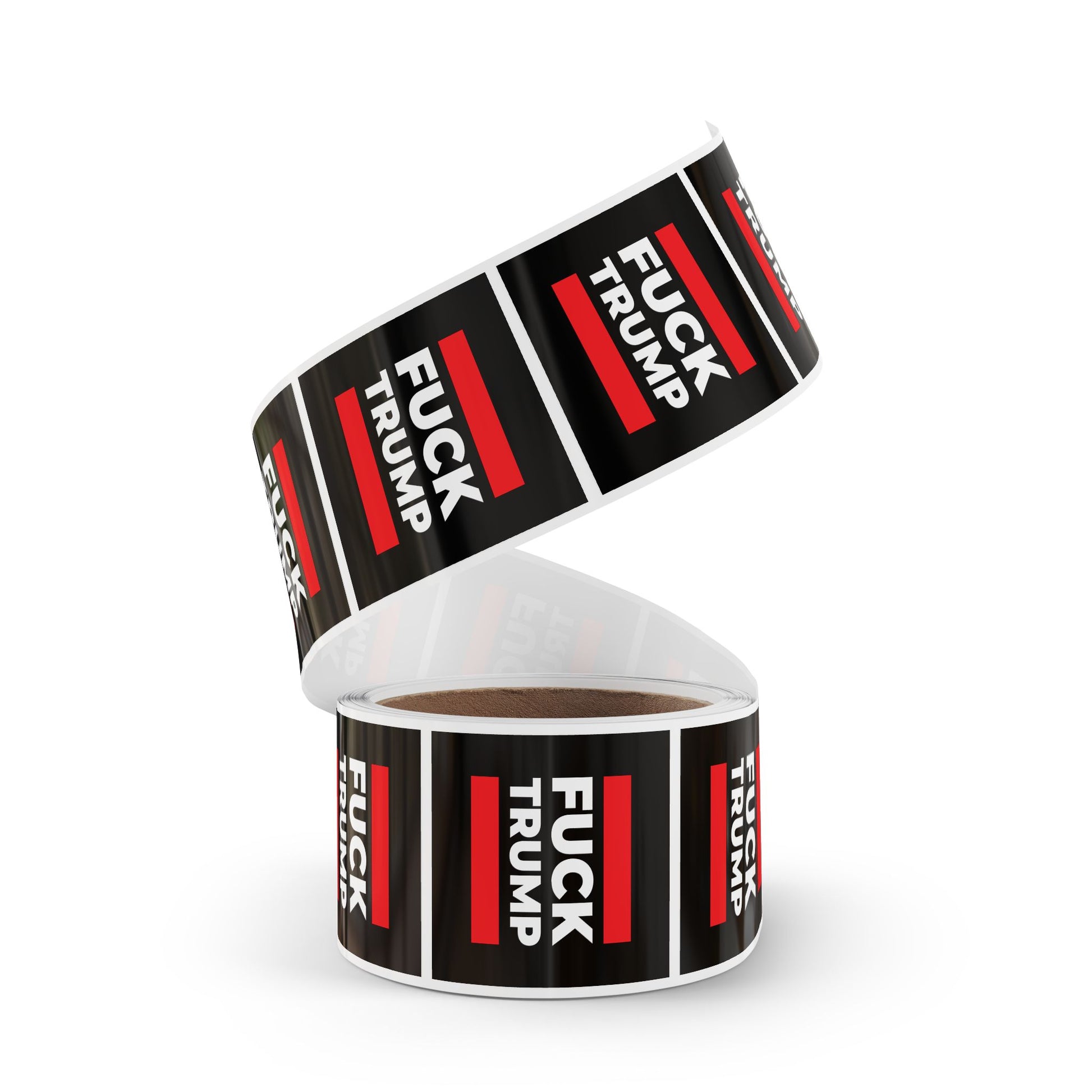 Fuck Trump - Sticker Rolls - Antifascist No Kings Protest Decal