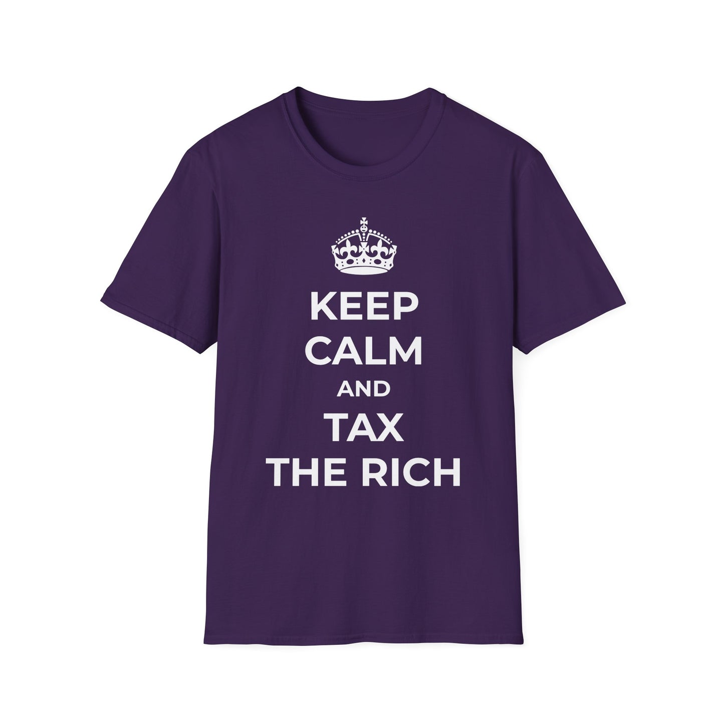 T-shirt « Gardez votre calme et taxez les riches »