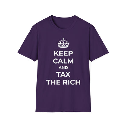 T-shirt « Gardez votre calme et taxez les riches »