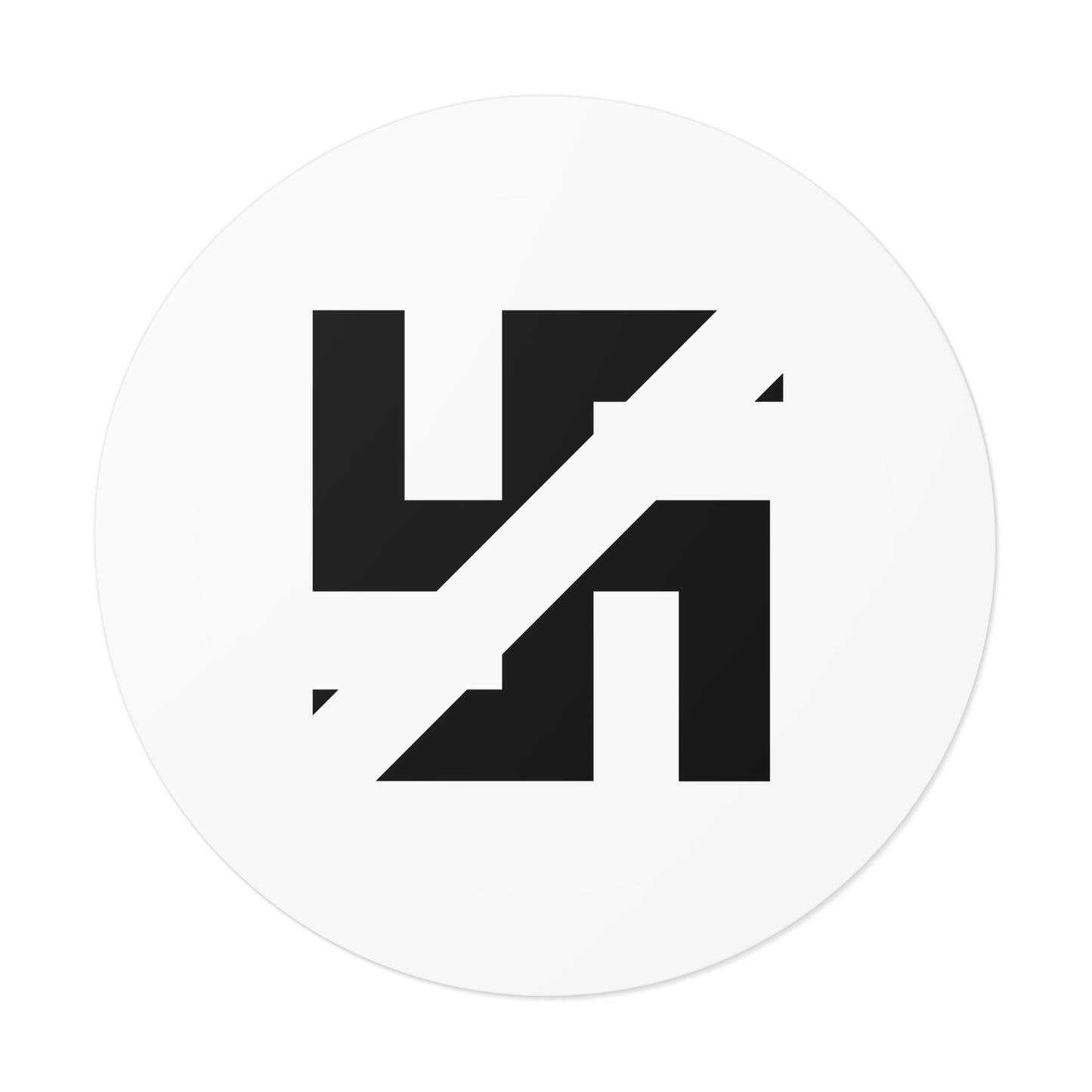 Anti-Nazi – Round Vinyl Sticker
