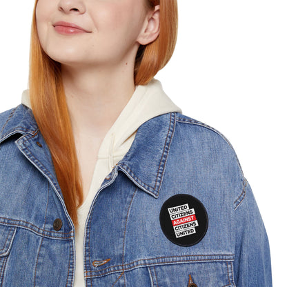 Citoyens unis contre citoyens unis - Patch thermocollant