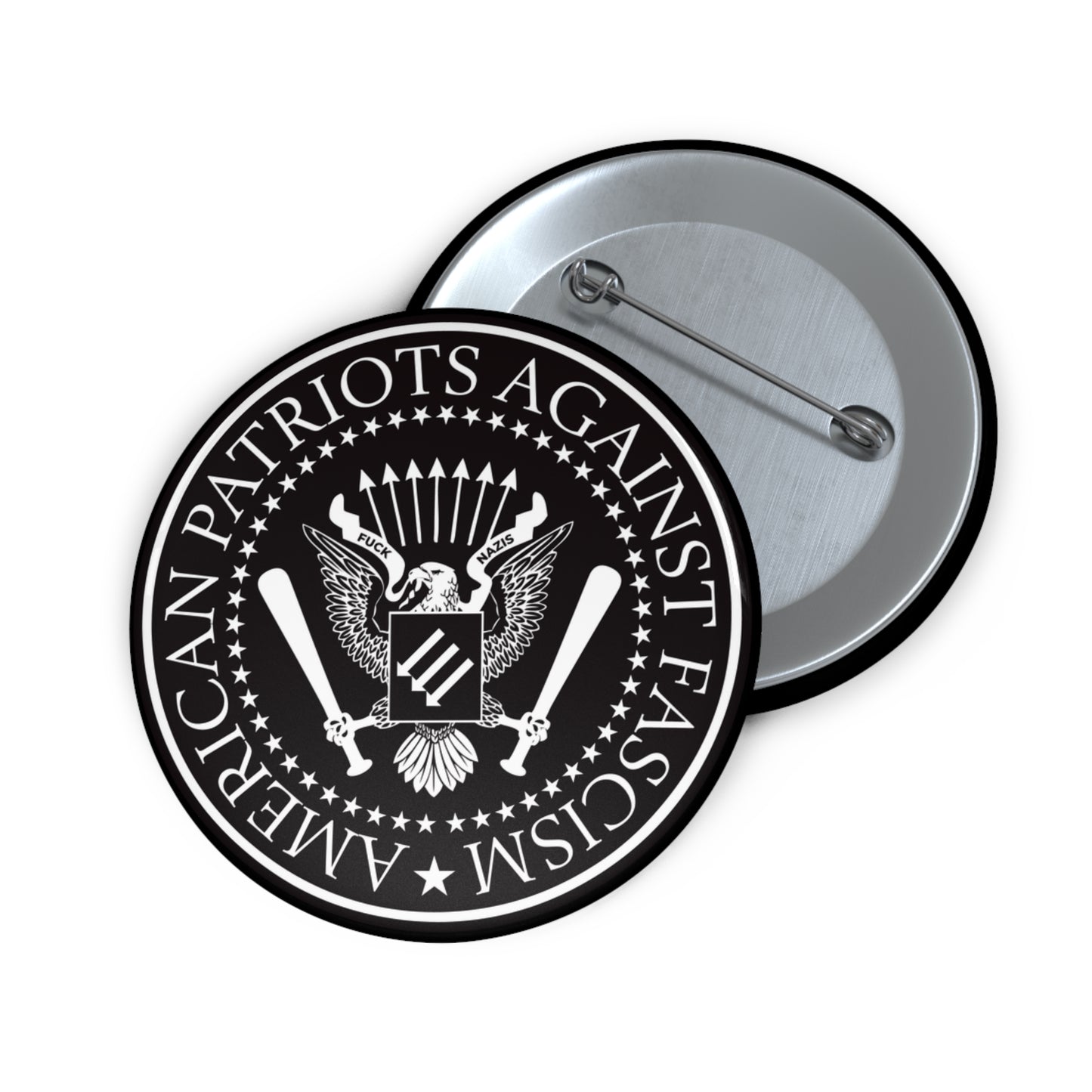 Patriotes américains contre le fascisme - Pin's
