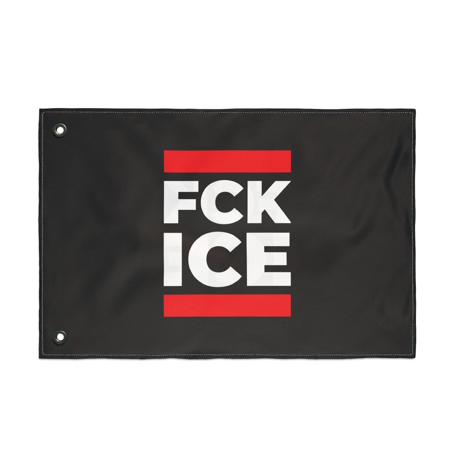 FCK ICE Flag — Immigrant Rights Protest Flag, Double-Sided