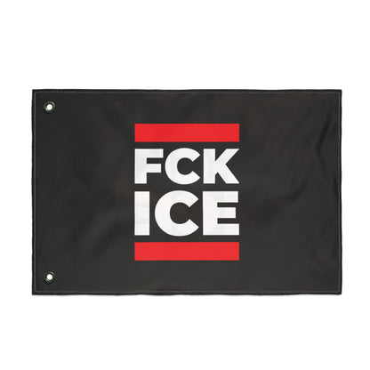 FCK ICE Flag — Immigrant Rights Protest Flag, Double-Sided