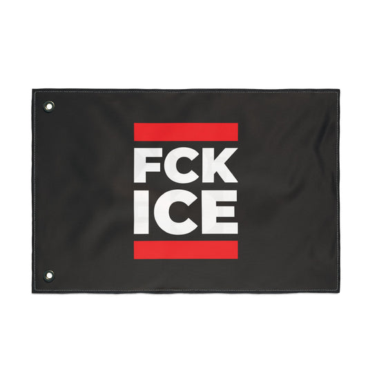 FCK ICE Flag — Immigrant Rights Protest Flag, Double-Sided