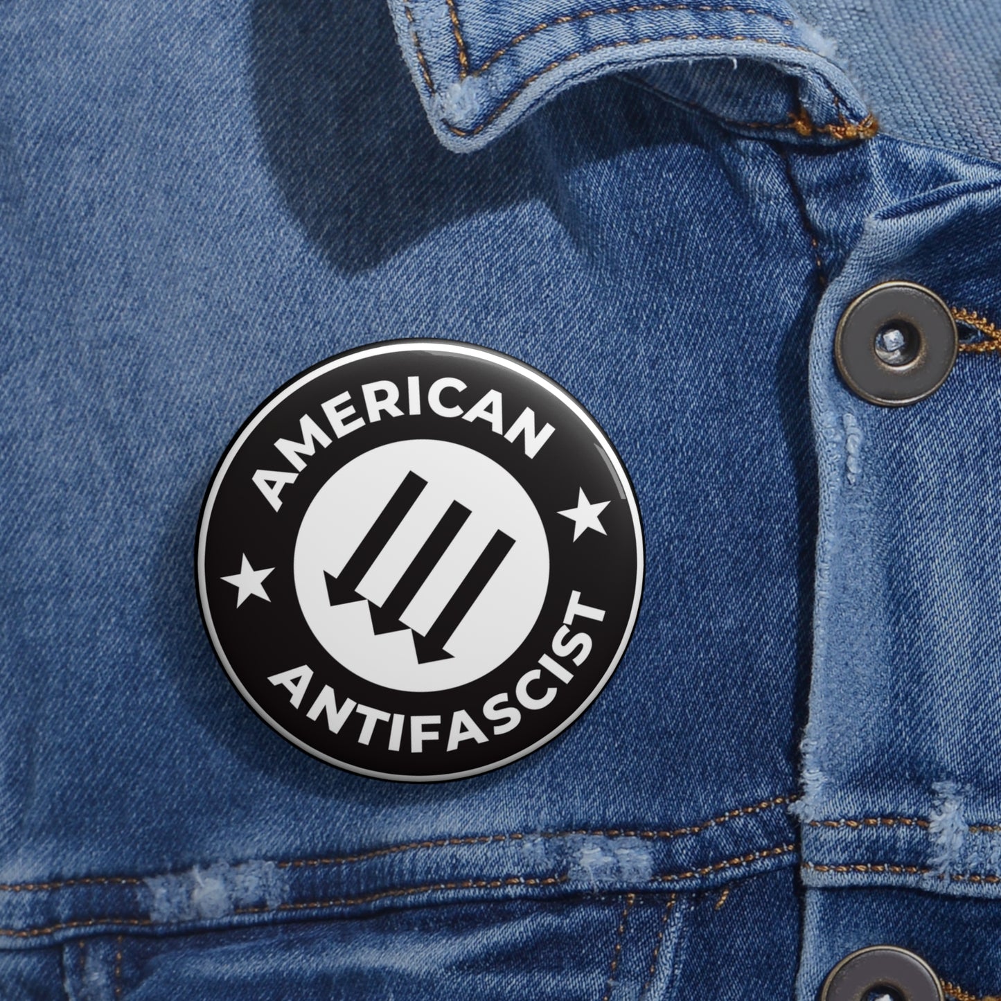 American Antifascist - Pin Buttons