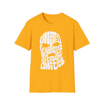 T-shirt cagoule « Citoyens unis contre les citoyens unis »