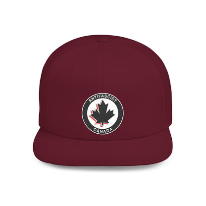 Antifascist Canada – Flat Bill Snapback Hat
