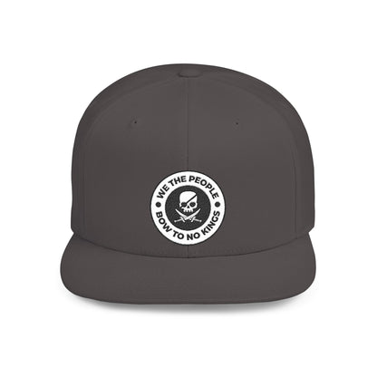 We The People Bow To No Kings – Flat Bill Snapback Hat