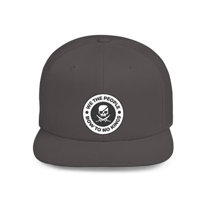 We The People Bow To No Kings – Flat Bill Snapback Hat