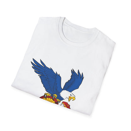 Democracy Eagle vs Fascist Snake – Pro-Democracy Graphic T-Shirt