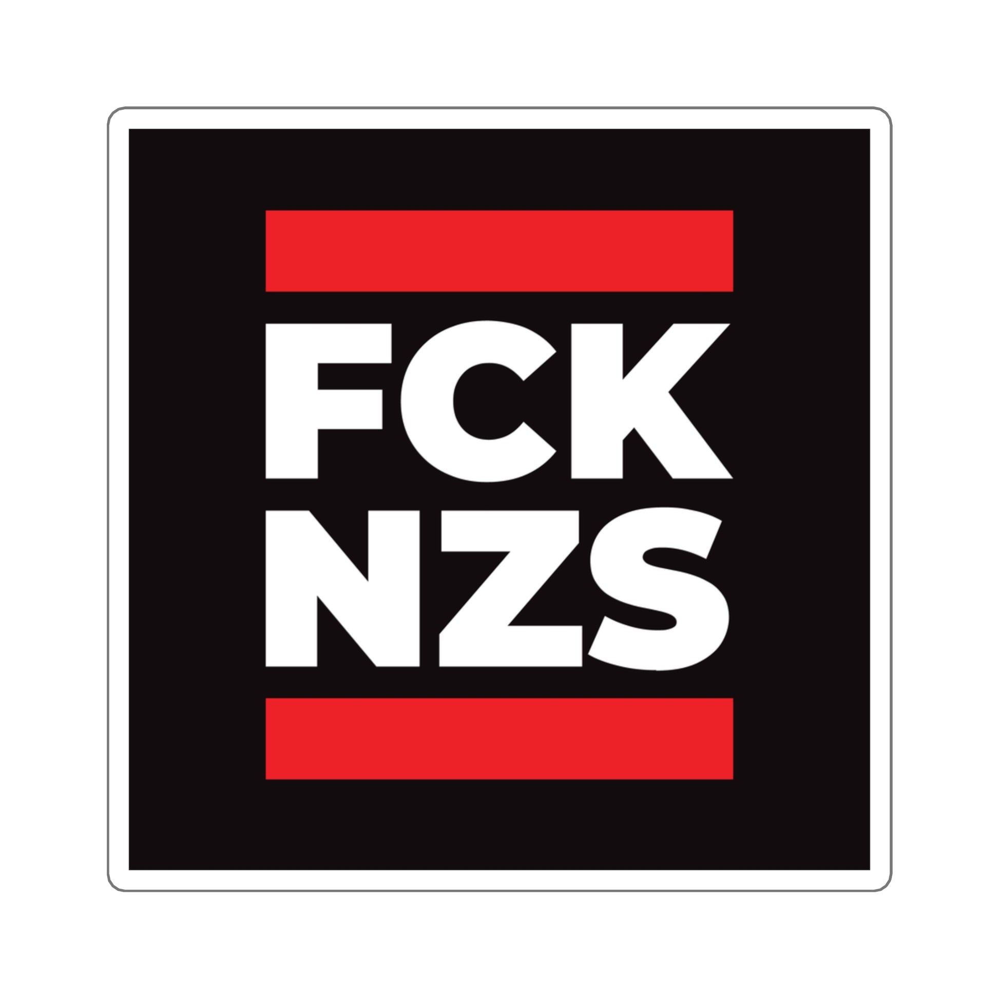 FCK NZS - Square Stickers - Free Oppression
