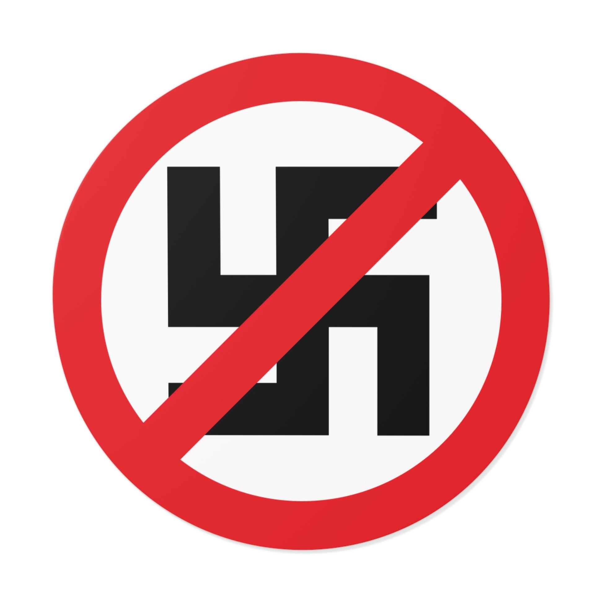 Anti-Nazi – Round Vinyl Sticker