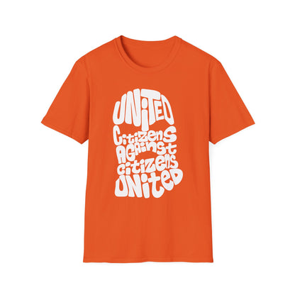 T-shirt cagoule « Citoyens unis contre les citoyens unis »