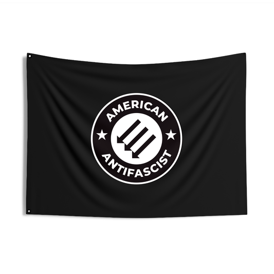 Drapeau américain antifasciste double face