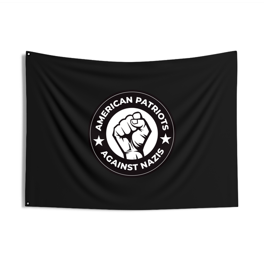 Drapeau double face des Patriotes américains contre les nazis