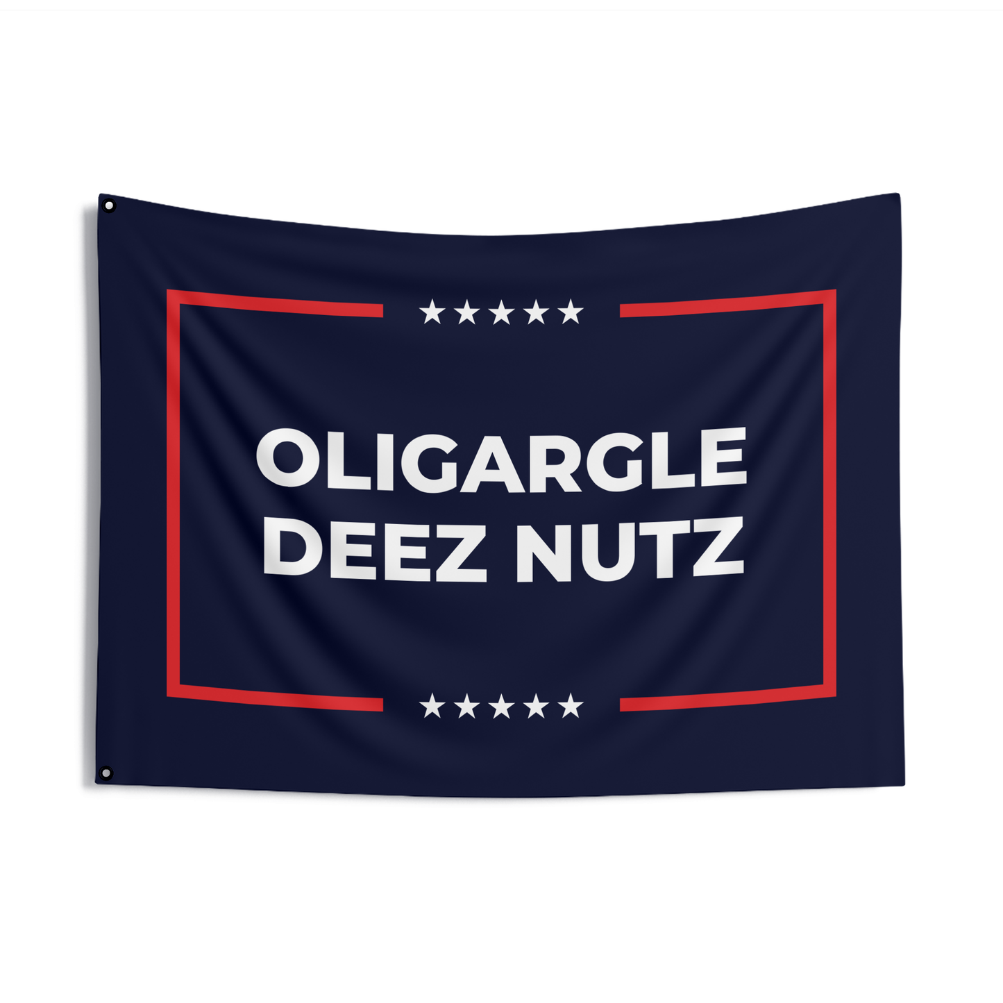 Oligargle Deez Nutz Double Sided Flag