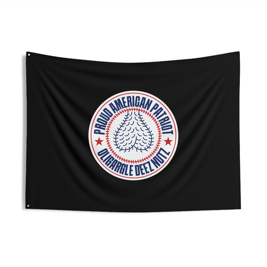 Proud American Patriot Oligargle Deez Nutz Double Sided Flag