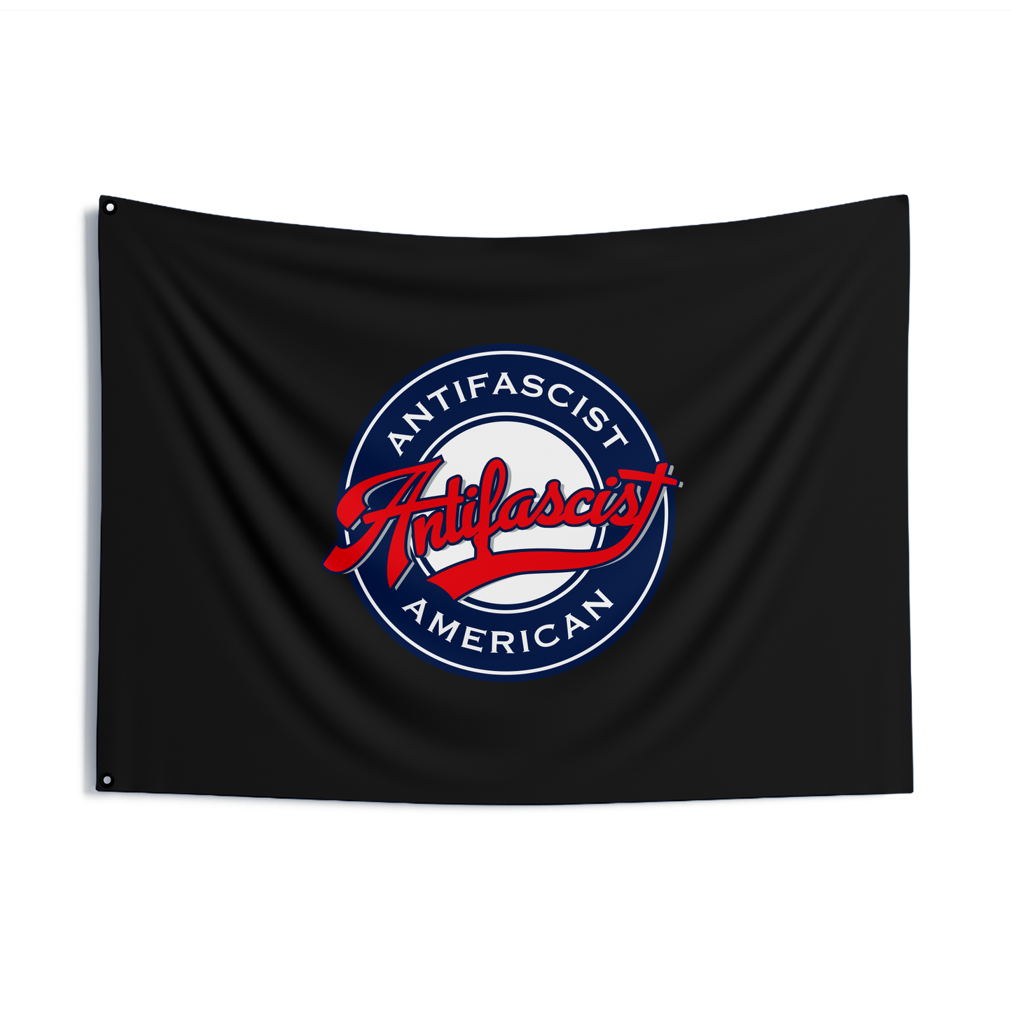 Antifascist American Baseball Double Sided Flag
