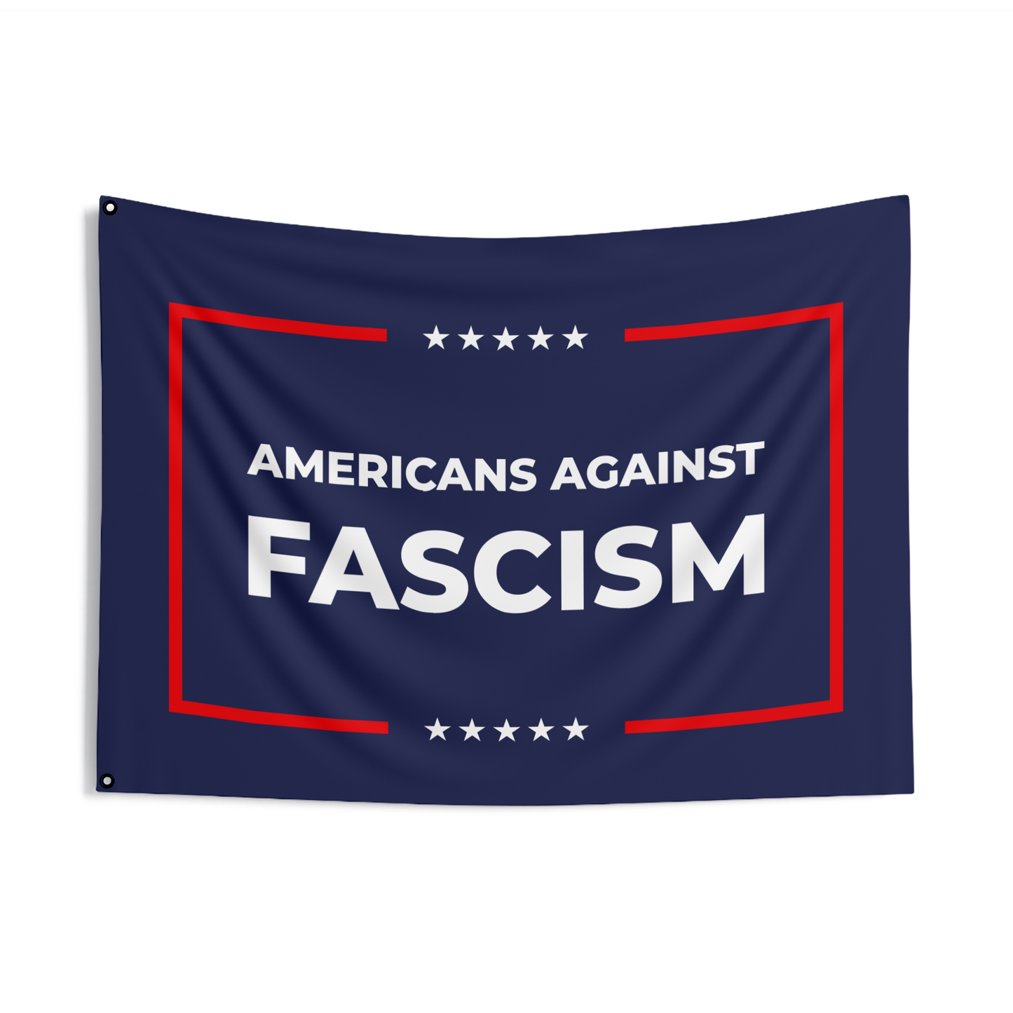 Anti-Fascist Americans – Double-Sided Flag Political Protest Banner