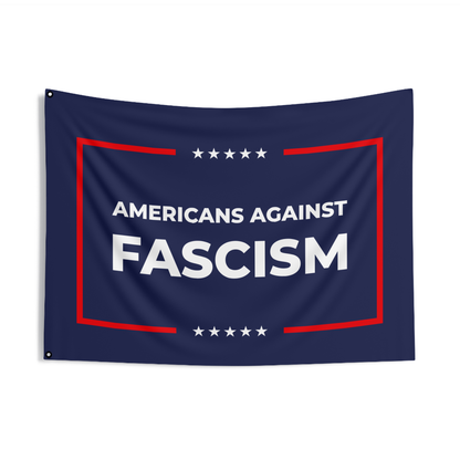 Anti-Fascist Americans – Double-Sided Flag Political Protest Banner