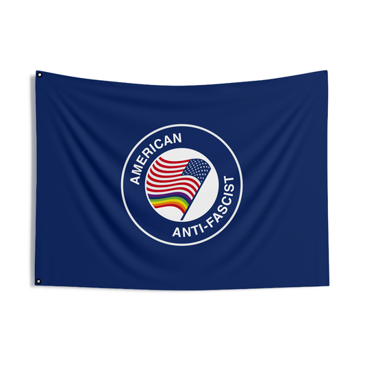 American Anti-Fascist Double-Sided Flag – Pro-Democracy Pride Banner, Political Activist Decor for Equality & Justice