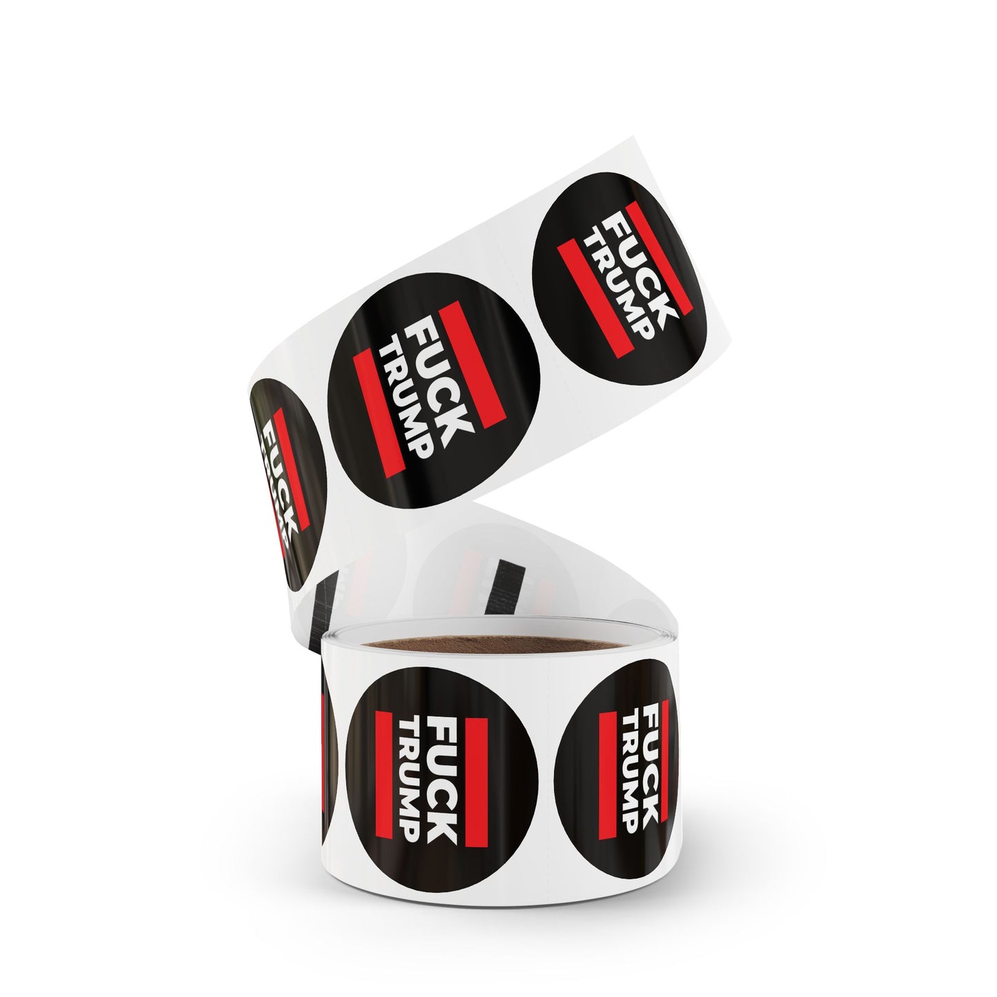 Fuck Trump Round Sticker Label Rolls