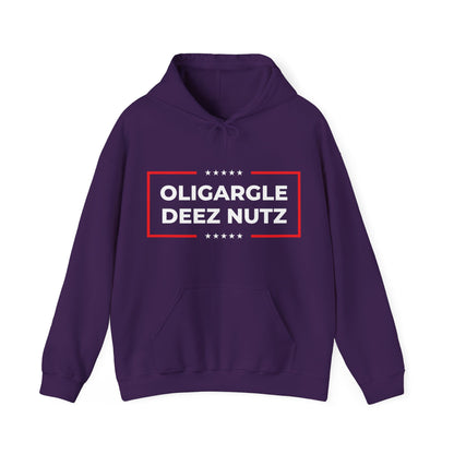 Oligargle Deez Nutz – Satire Hoodie