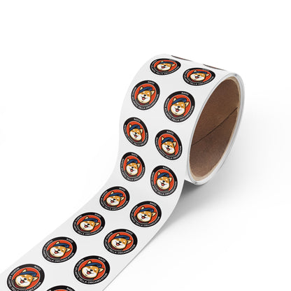 NAFO - North Atlantic Fella Organization - Round Vinyl Sticker Label Rolls - Anti Trump Protest "No Kings" Antifascist Decals