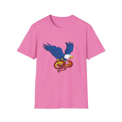 Democracy Eagle vs Fascist Snake – Pro-Democracy Graphic T-Shirt