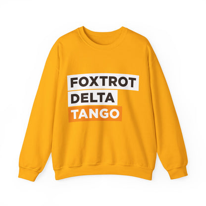Foxtrot Delta Tango FDT Protest Code – Pro-Democracy Sweatshirt