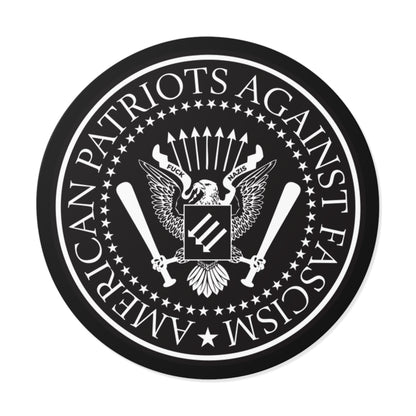 American Patriots Against Fascism – Round Vinyl Sticker