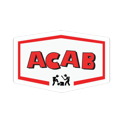 ACAB - Autocollant découpé au baiser