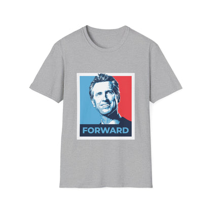 Gavin Newsom Forward – Pro-Democracy Campaign T-Shirt