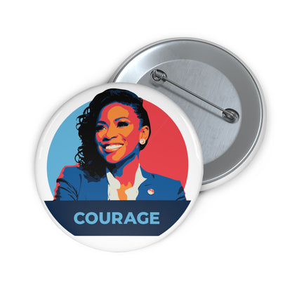 Jasmine Crockett Courage - Pin Button