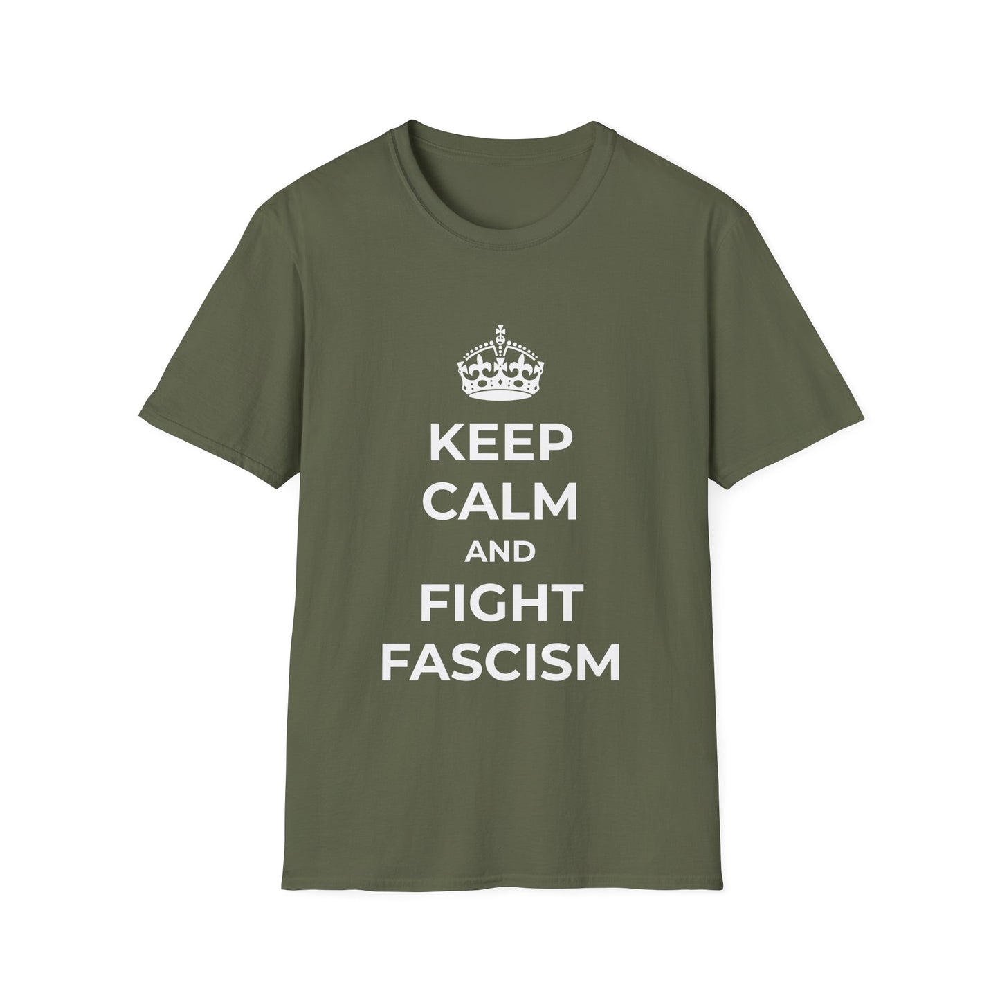 Keep Calm and Fight Fascism – Anti-Fascist T-Shirt