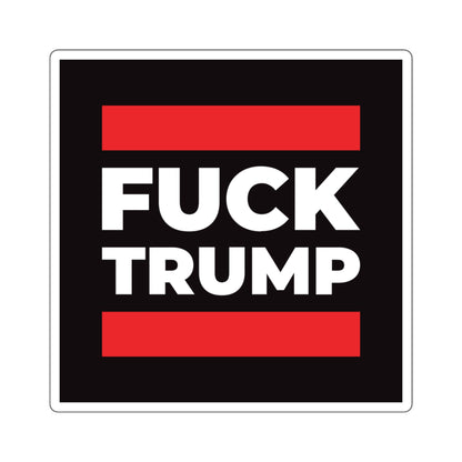 Fuck Trump - Square Stickers - Free Oppression