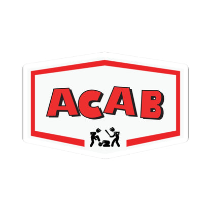 ACAB - Autocollant découpé au baiser