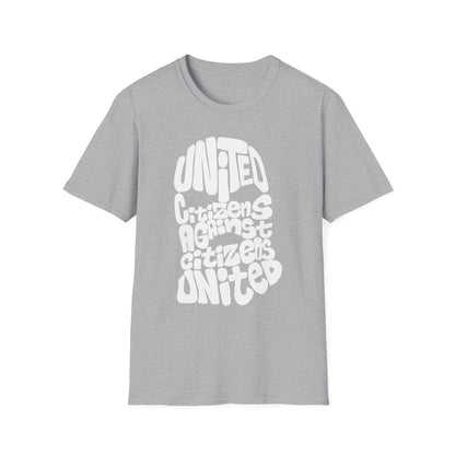 T-shirt cagoule « Citoyens unis contre les citoyens unis »