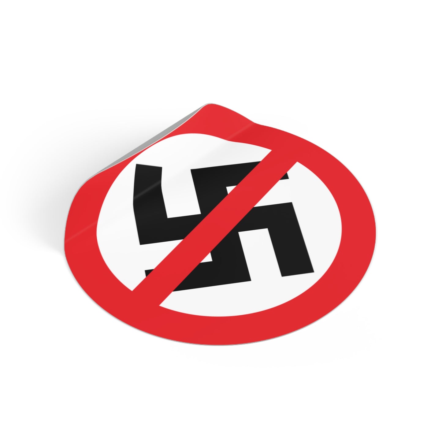 Anti-Nazi – Round Vinyl Sticker