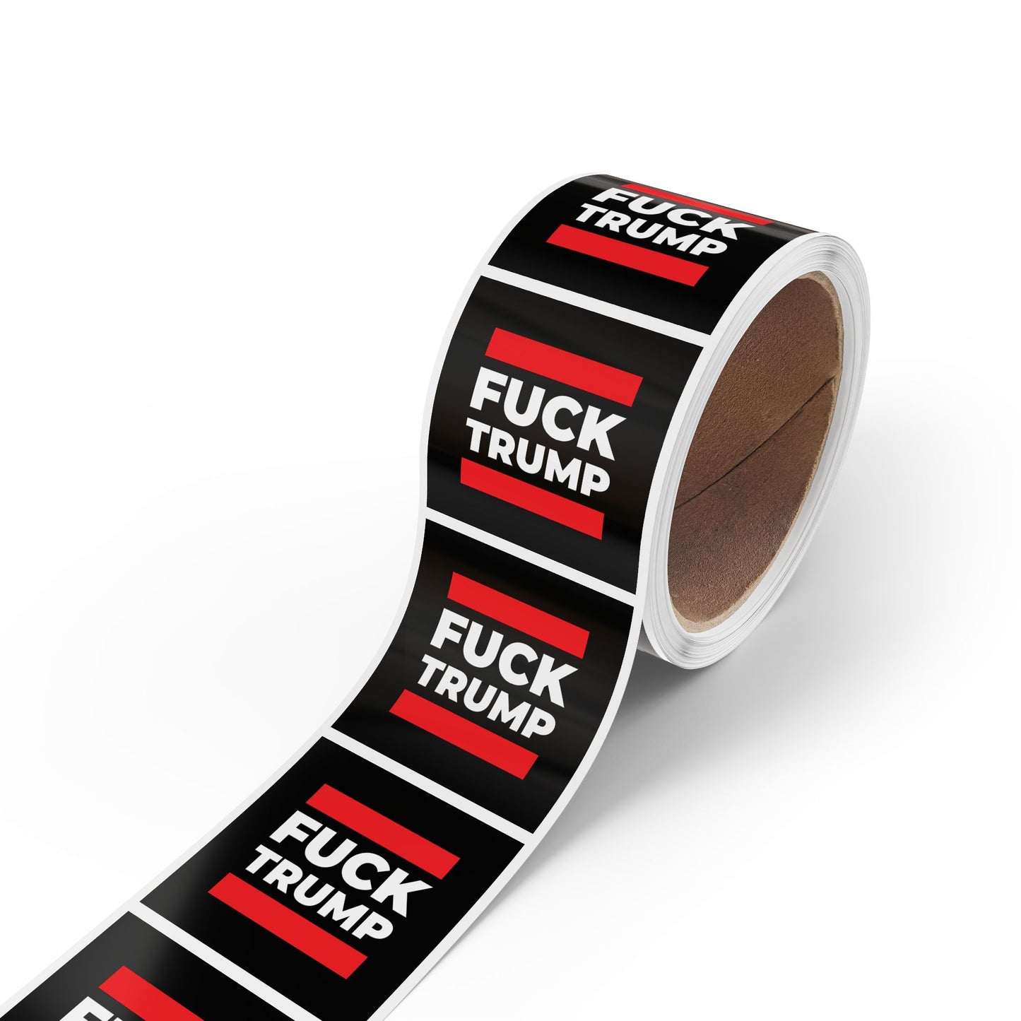 Fuck Trump - Sticker Rolls - Antifascist No Kings Protest Decal