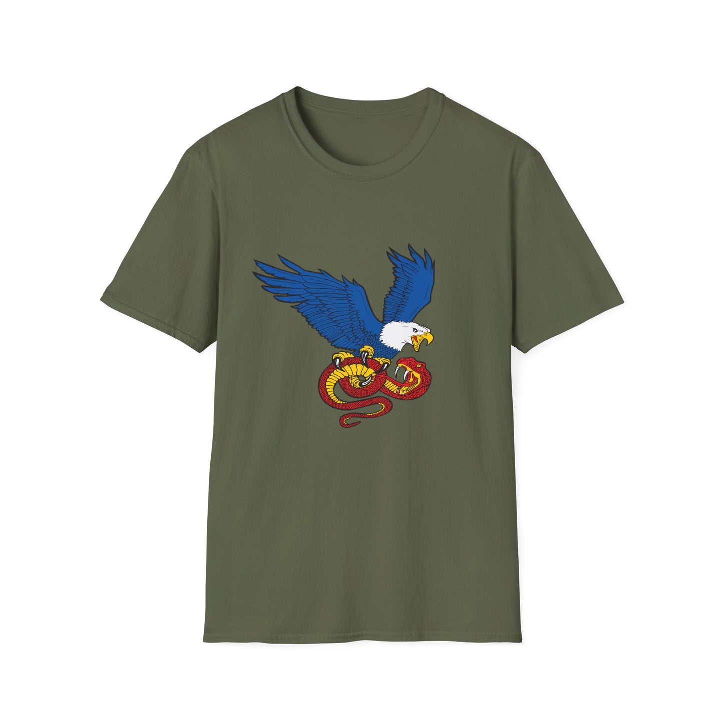 Democracy Eagle vs Fascist Snake – Pro-Democracy Graphic T-Shirt