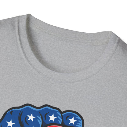 American Painted Hand – Patriotic Protest & Democracy T-Shirt