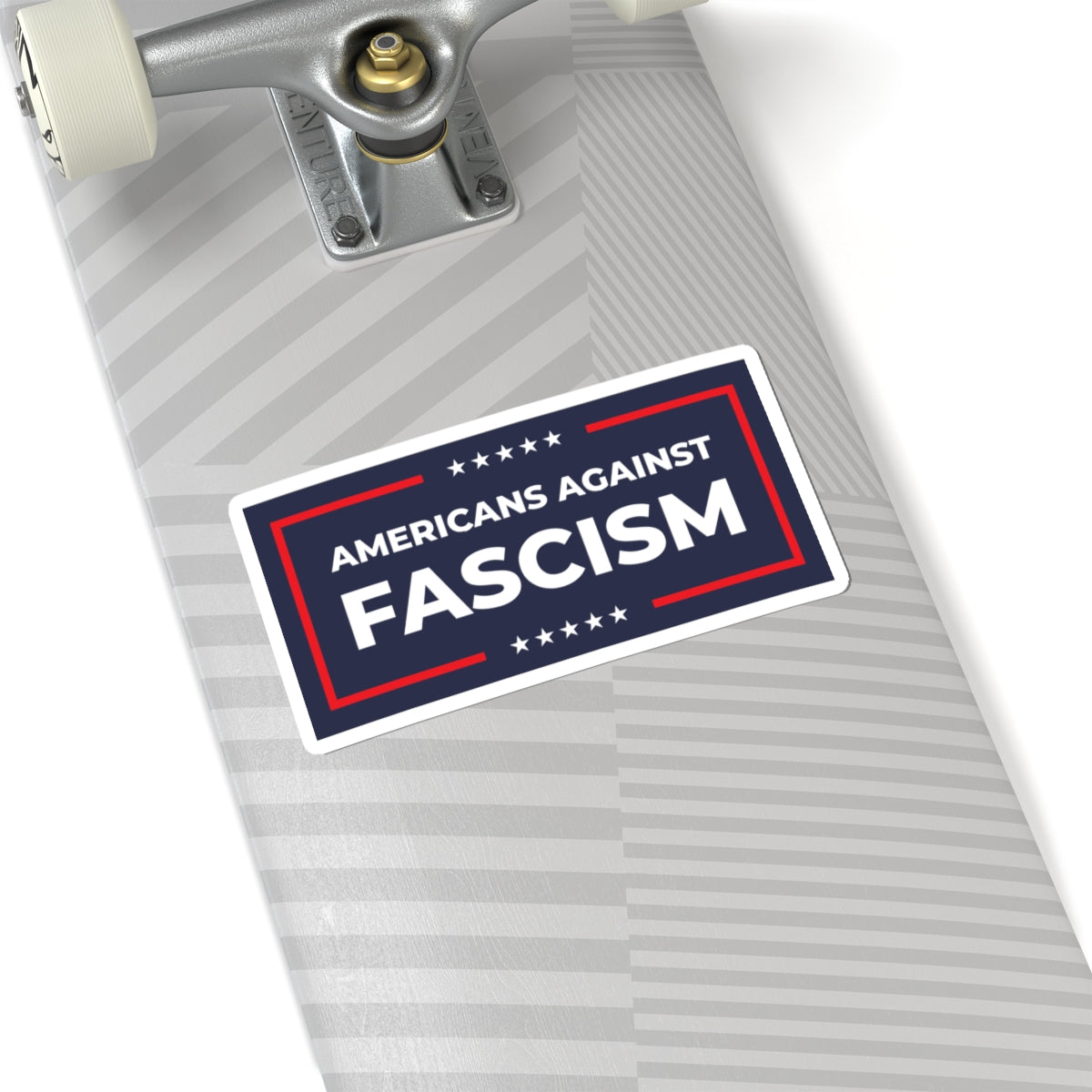Les Américains contre le fascisme - Autocollant à découper