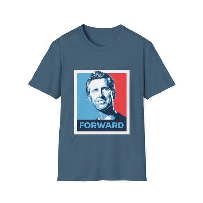 Gavin Newsom Forward – Pro-Democracy Campaign T-Shirt