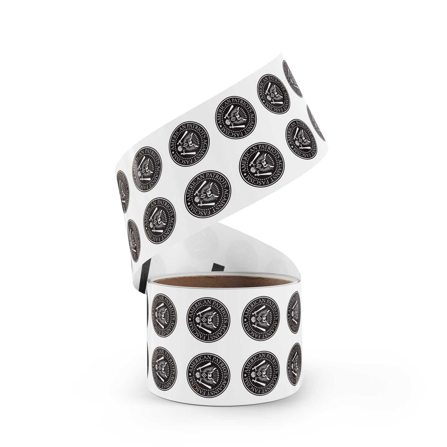 American Patriots Against Fascism Round Sticker Label Rolls