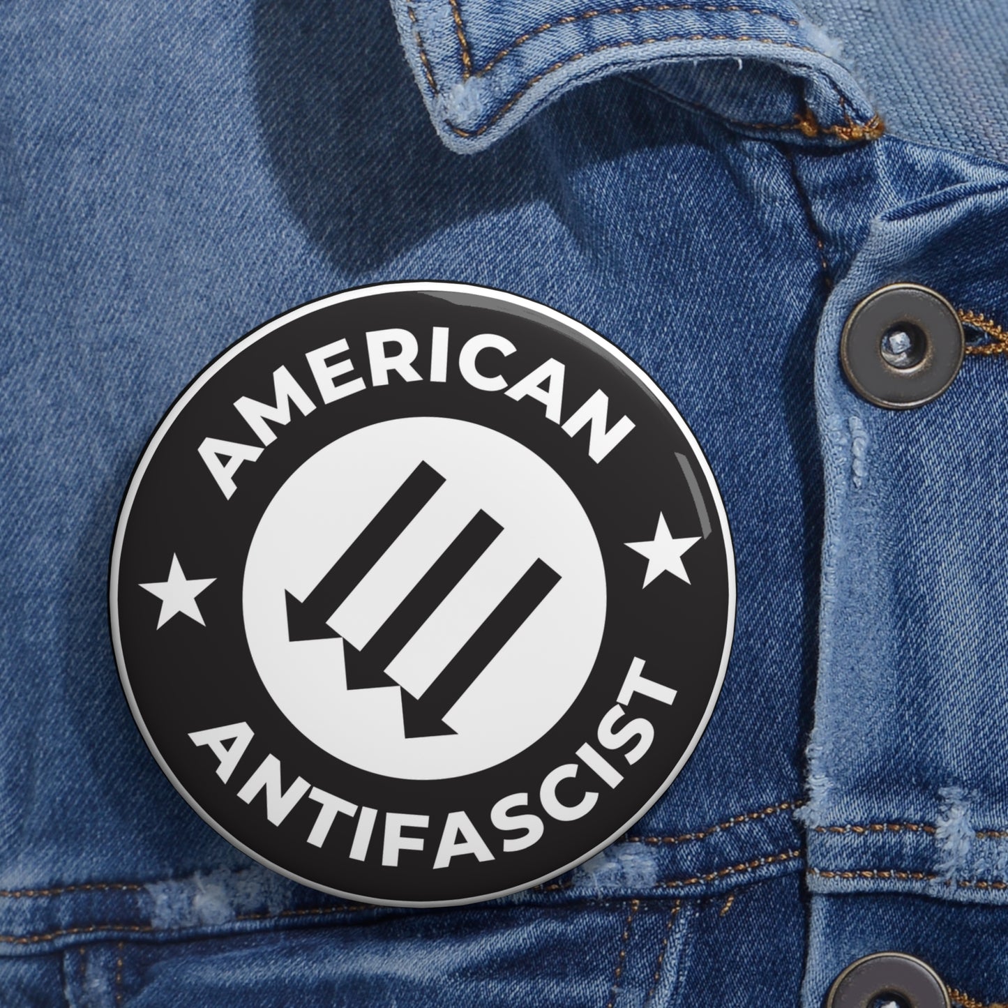 American Antifascist - Pin Buttons