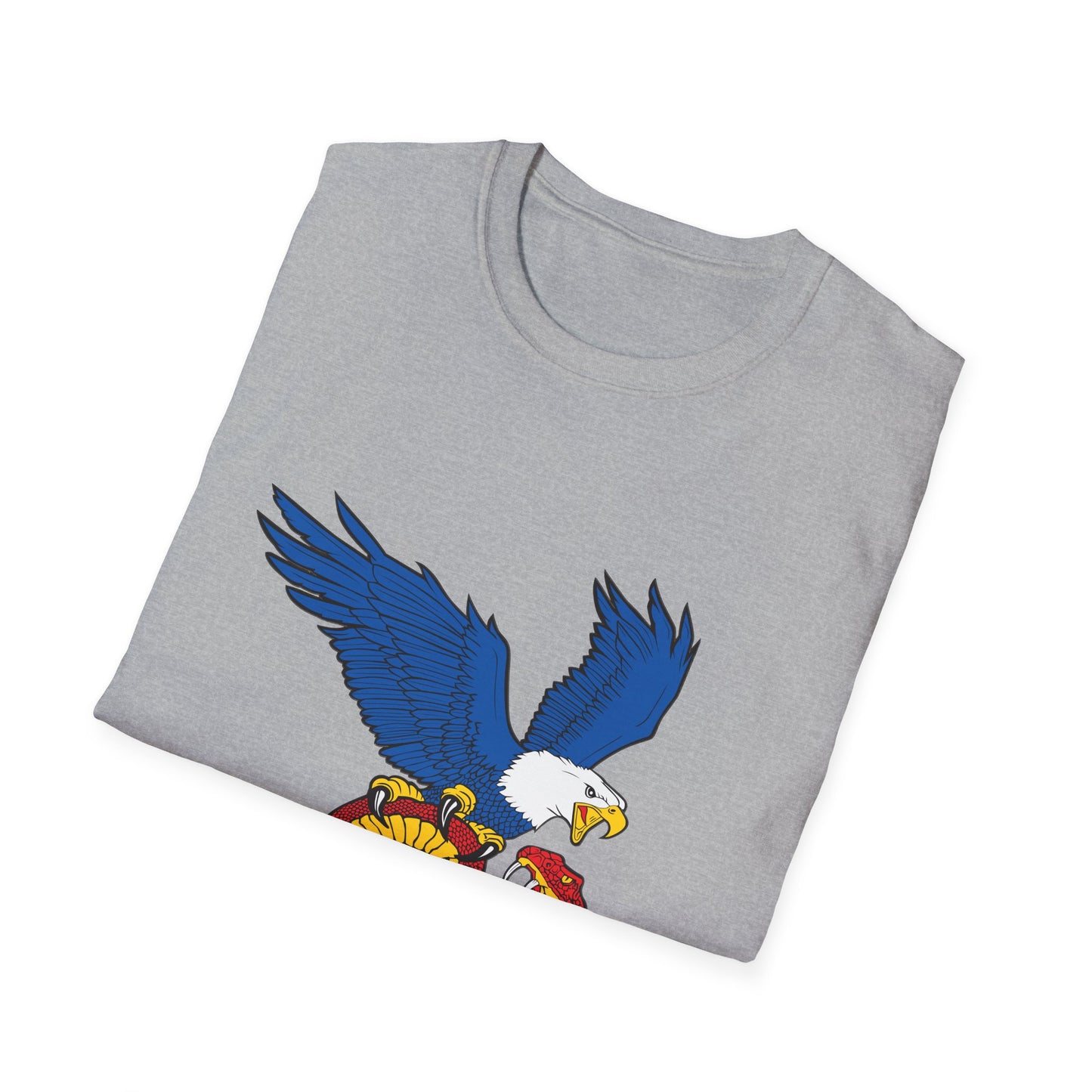 Democracy Eagle vs Fascist Snake – Pro-Democracy Graphic T-Shirt