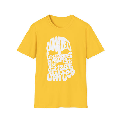 T-shirt cagoule « Citoyens unis contre les citoyens unis »
