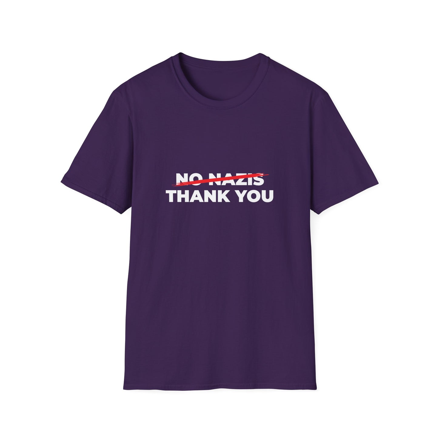 Nazis No Thanks – Anti-Fascist & Anti-Hate Protest T-Shirt